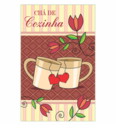 CP-71: Convite Chá de Cozinha/10 un. Oferta especial