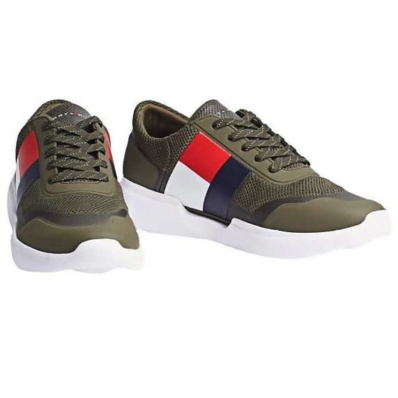 TÊNIS MASCULINO TATE 9C VERDE TOMMY HILFIGER