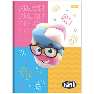CADERNO BROCHURAO CAPA DURA 80FLS - 4070320 - FINI - UN - FORONI