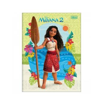 CADERNO BROCHURAO CAPA DURA 80FLS - MOANA - UN - TILIBRA