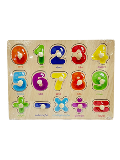 JOGO NUMERAIS E SINAIS C/PINO YK1052 - UN - YINS KIDS