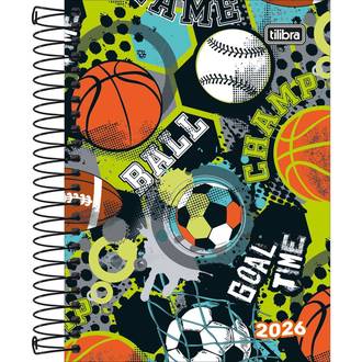 AGENDA ESPIRAL SPICE MASCULINO M3 - DIARIA - 393738 - PCT 4 - TILIBRA