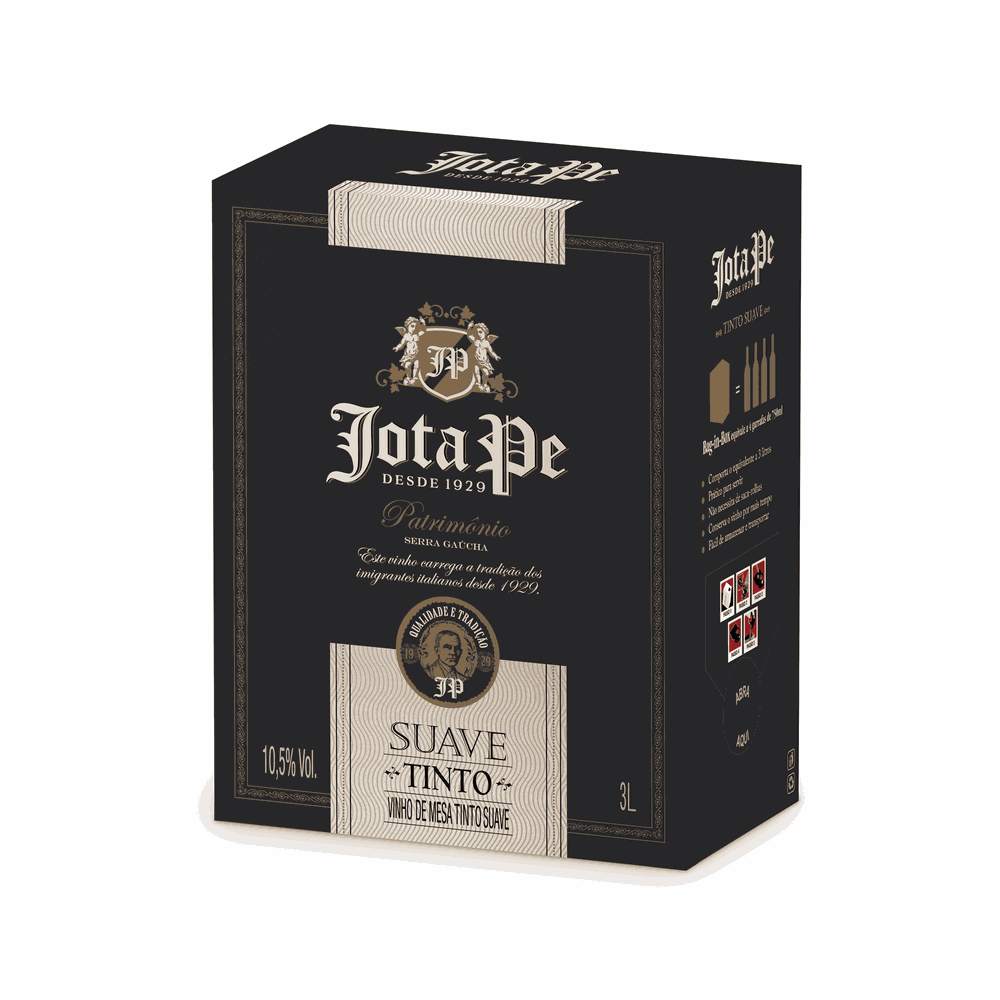 VINHO TINTO SUAVE BAG-IN-BOX (3LT)-JOTA PE