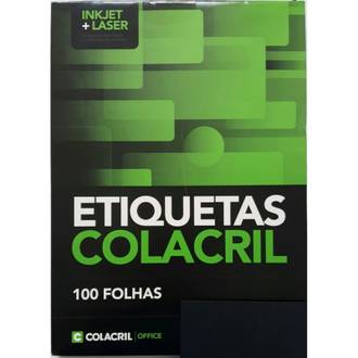ETIQUETA INKJET/LASER A4 100FL CA4354 - 25X99 - UN - COLACRIL