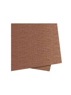 PAPEL CREPOM PARAFINADO METALIZADO - 0,48X2M - COBRE - PCT 40 - RIDET
