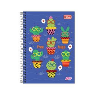 CADERNO 1/4 ESPIRAL CAPA DURA 96FLS - 390470 - MAIS+ - UN - TILIBRA