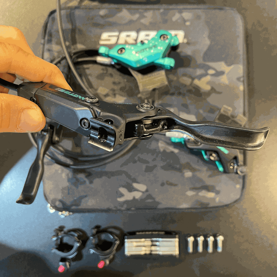 Par de Freio a Disco Sram Original Hidráulico Motive Ultimate 4 Pistões Kit Especial