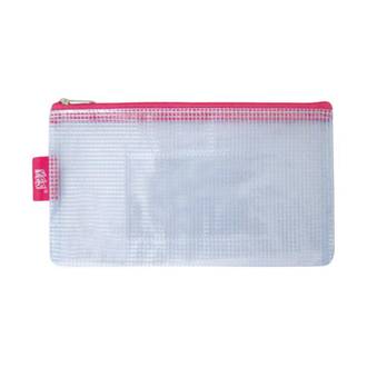 PASTA ENVELOPE ZIPER C/ COSTURA - PZ40E - ROSA CLARO - UN - YES