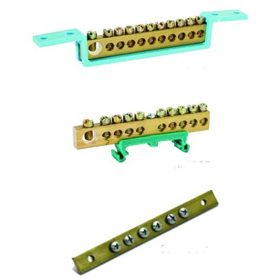 BARRAMENTO TERRA 06 FUROS VD SBT6 STECK