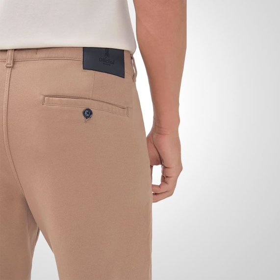 BERMUDA OFICINA RESERVA MASCULINA MOLETOM 247 MARROM
