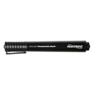 MARCADOR PINCEL PERMANENTE MARK+ - PRETO - UN - MAXPRINT