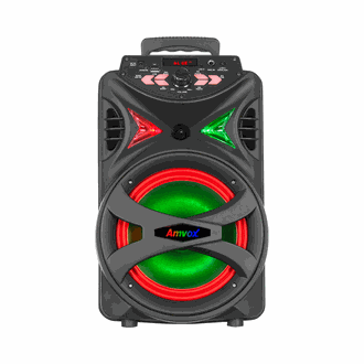 CAIXA DE SOM BT 250W PORTATIL - ACA 225 HIT - PRETO - UN - AMVOX