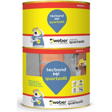 TECBOND MF QUARTZOLIT ADESIVO ESTRUTURAL BICOMPONENTE 1 KG