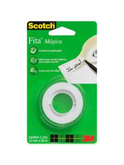 FITA MAGICA ADESIVA 12X20 SCOTCH - 810 - TRANSPARENTE - UN - 3M