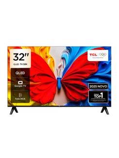 SMART TV QLED 32 FULL HD GOOGLE TV - 3060900 - 32S5K - PRETO - UN - TCL