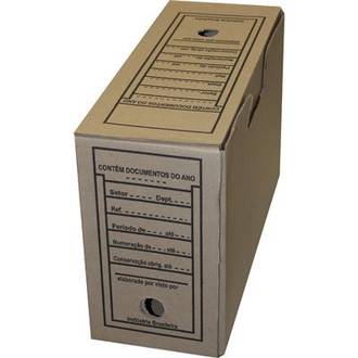 ARQUIVO MORTO GRANDE 380X294X182MM - 201 - KRAFT - UN - SAPELBA
