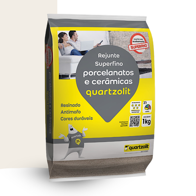 REJUNTE PORCELANATOS QUARTZOLIT BRANCO 1.0KG