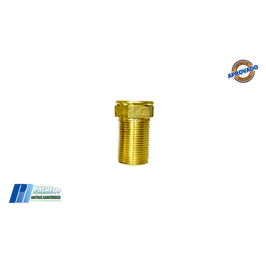 AUMENTO EM LATÃO PARA TORNEIRAS AMARELO LONGO DE 3/4 AC0032