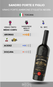 Vinho Forte Ambrone Toscana Etiqueta Negra 750ml