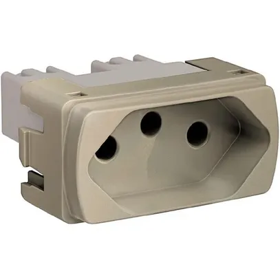 MILUZ MOD TOMADA NBR 10A DOURADA S3B70343