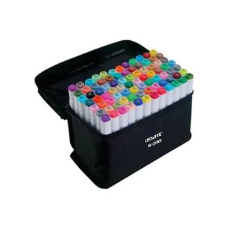 CANETA MARCADOR P/ COLORIR 96 CORES - PONTA DUPLA - 10631 - UN - LEO ARTE