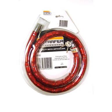 CADEADO PARA MOTO ARTICULADO STARFER