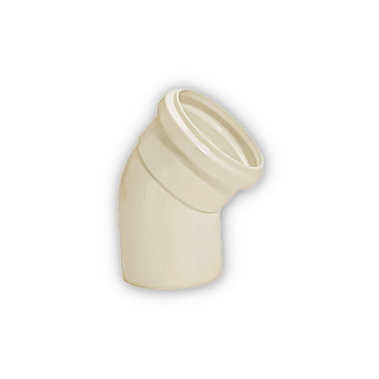 JOELHO DE PVC PARA ESGOTO 45 AMANCO 150 MM