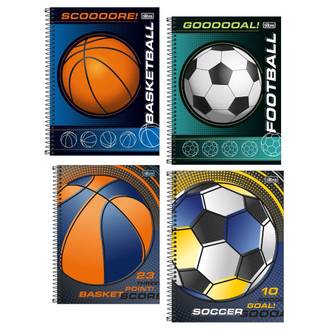 CADERNO UNIV CAPA DURA 10X1 160FLS - SCORE - PCT 4 - TILIBRA