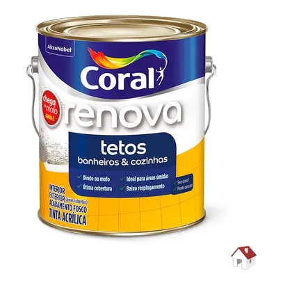 TINTA CHEGA DE MOFO RENOVA TETOS BRANCO 3,6L