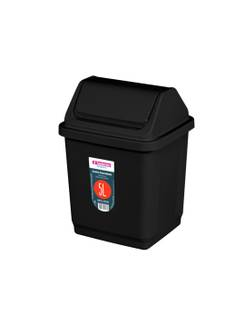 LIXEIRA PLASTICA BASCULANTE 5L - SR2205/20 - PRETO - UN - SANREMO