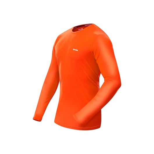 BLUSA DRY TECH MASCULINA MANGA LONGA 4CLIMB LARANJA