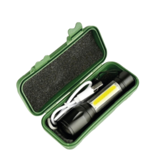 LANTERNA POWER LED 2000 LUMENS RECARREGAVEL - FX-LT-11 - PRETO - UN - X-CELL