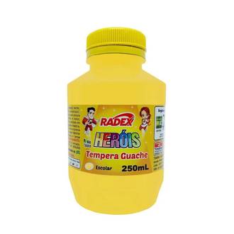 TINTA GUACHE 250ML  - AMARELO - UN - RADEX