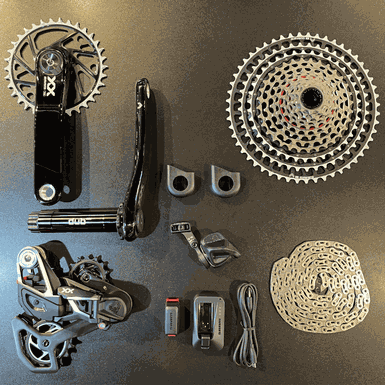 Grupo de Peças Sram Original XX-SL T-Type Eagle AXS Com Medidor de Potência