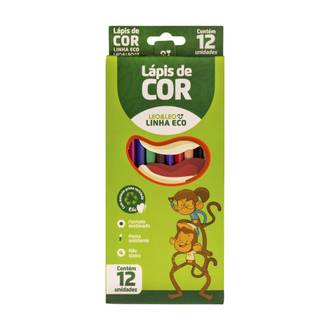 LAPIS DE COR GDE 4220 ECO SEXTAVADO - C/12 - PCT 6 - LEO E LEO