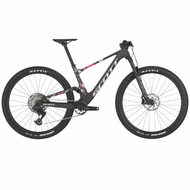 Bicicleta Scott Spark RC Team Preto Carbono Aparente