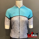 Camisa Damatta Bike Retro Cinza e Azul - 1