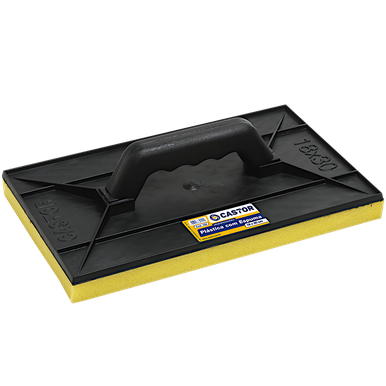 DESEMPENADEIRA PLÁSTICA COM ESPUMA CASTOR 15 X 26CM