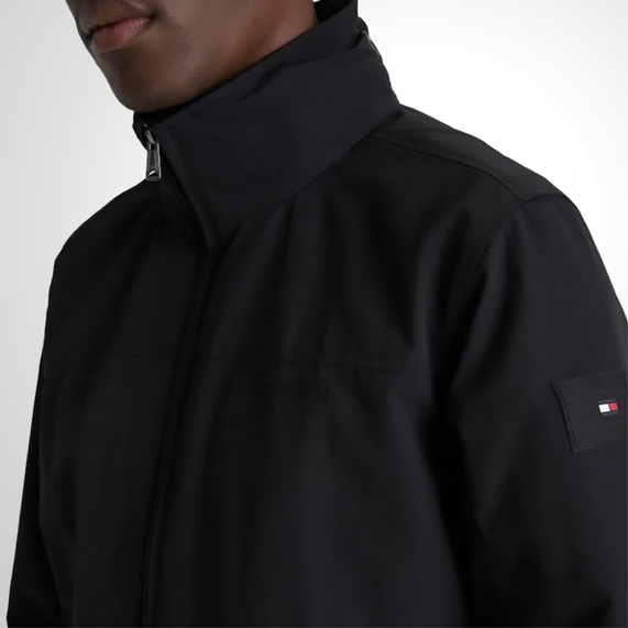 JAQUETA MASCULINA SUSTAINABLE REGATTA PRETA TOMMY HILFIGER