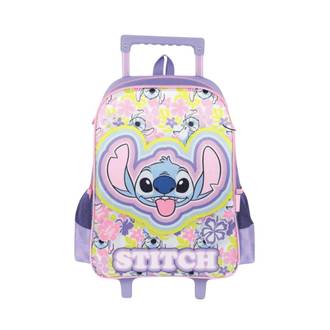 MOCHILA C/RODAS STITCH IC41542SC - VERDE - UN - LUXCEL