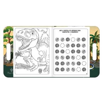 ALBUM COLORIR MALETA RAPTOR - 317004 - UN - TILIBRA