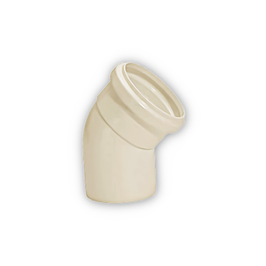 JOELHO DE PVC PARA ESGOTO 45 AMANCO 75 MM