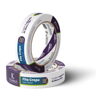 FITA CREPE USO GERAL 24x50 KORETECH