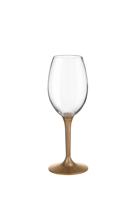 Taça Boccati ISO 320ml (haste dourada marmorizada)