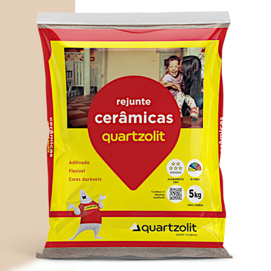REJUNTE CERÂMICAS QUARTZOLIT BEGE 5.0KG