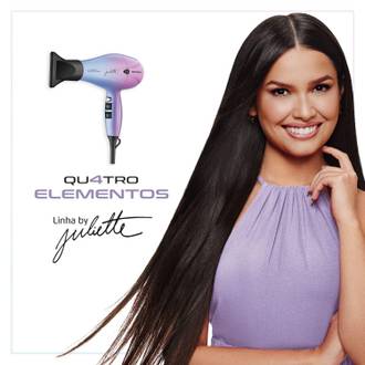 SECADOR DE CABELO SCP-JU- 03- 127V - 127W - ROSA/AZUL - UN - MONDIAL