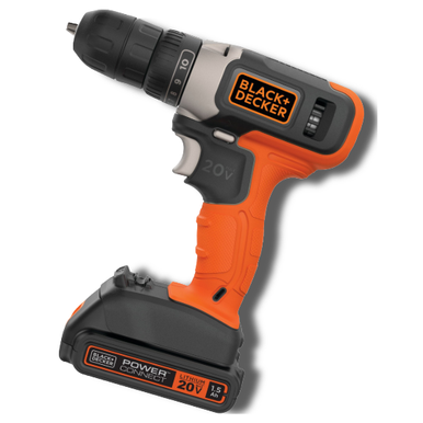 FURADEIRA E PARAFUSADEIRA BLACK+DECKER 20V 3/8''
