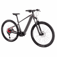 Bicicleta Elétrica Oggi Big Wheel 8.3 Cinza e Vermelha