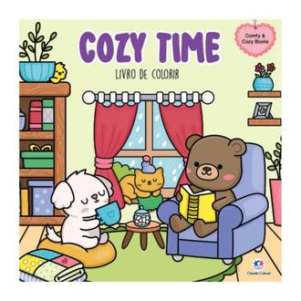 LIVRO DE COLORIR COZY TIME - UN - CIRANDA CULTURAL