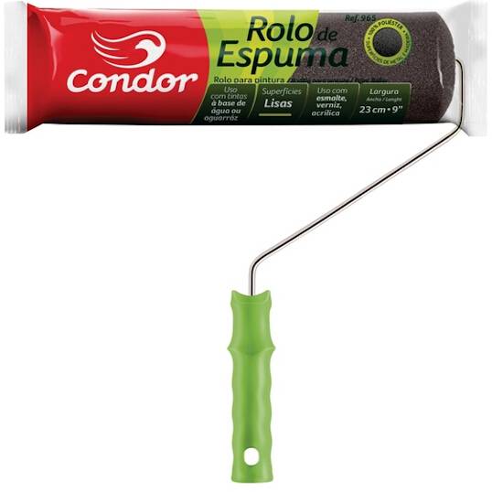 ROLO DE ESPUMA CONDOR 23 CM C/SUPORTE